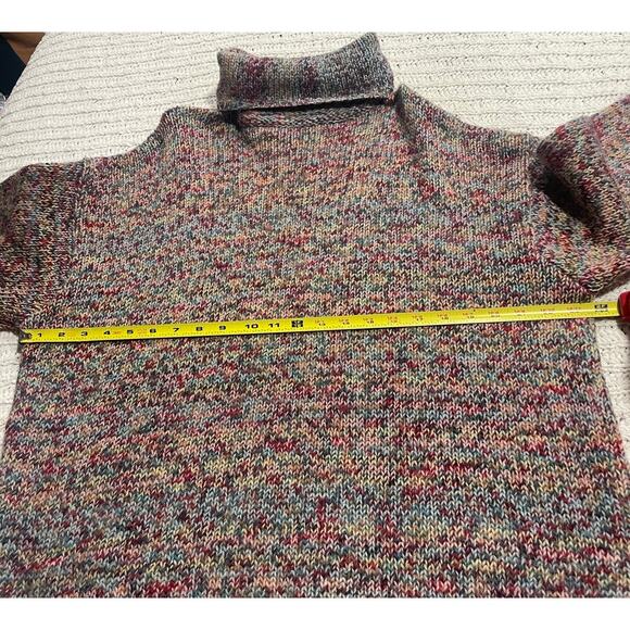 VTG Express Wool Alpaca Sweater Y2K Turtleneck Womens Sz Small Chunky Oversized - Picture 4 of 8